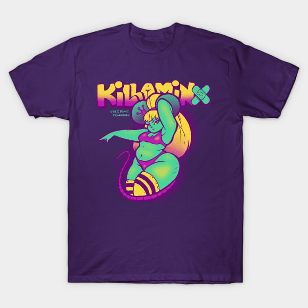 KillaMinx - Neon T-Shirt by CupidsArt - TP
